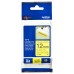 BROTHER Cinta laminada Amarillo / negro (Superadhesiva) 12mm en Huesoi