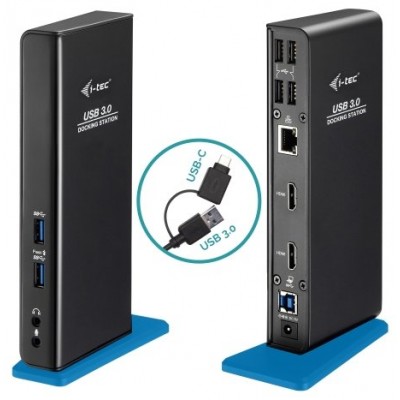 I-tec - USB 3.0/USB-C Dual HDMI Docking Station - 2 x en Huesoi
