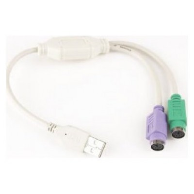 CABLE ADAPTADOR GEMBIRD USB MACHO A 2x  PS2 HEMBRA BLANCO en Huesoi