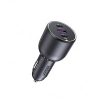 Ugreen 130W 3-Port Fast Car Char gray Auriculares, Ordenador port&aacute;til, Tel&eacute;fono m&oacute;vil, Port&aacute;til, Bater&iacute;a port&aacute;til, Tel&eacute;fono Gris Encendedor de cigarrillos Auto (Espera 4 dias) en Huesoi