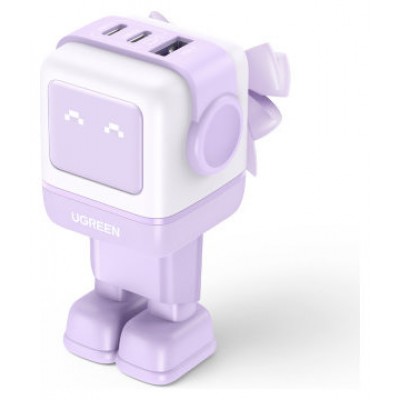 Ugreen Nexode RG 65W 3-Port GaN Ordenador port&aacute;til, Tel&eacute;fono m&oacute;vil, Rat&oacute;n, Port&aacute;til, Bater&iacute;a port&aacute;til, Tel&eacute;fono Rosa Corriente alterna Carga r&aacute;pida Interior (Espera 4 dias) en Huesoi