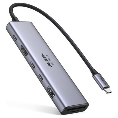 Ugreen REVODOK 7-IN-1 4K@60HZ HDMI DOCK Acoplamiento Base Gris (Espera 4 dias) en Huesoi