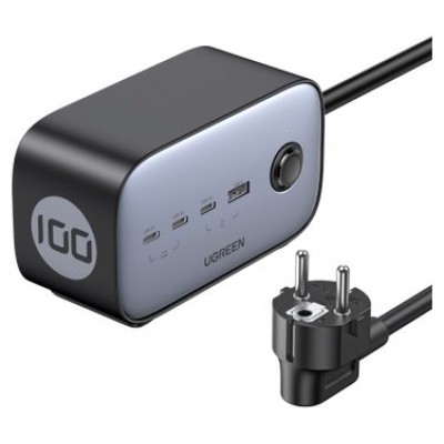 Ugreen DigiNest Pro 1 salidas AC Tipo C 1,8 m 4 3680 W Negro (Espera 4 dias) en Huesoi