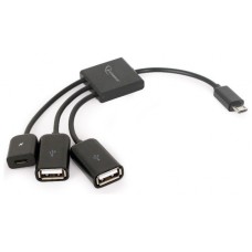 CABLE ADAPTADOR GEMBIRD OTG- 2 USB en Huesoi