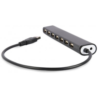 HUB USB GEMBIRD 2.0 7 PUERTOS NEGRO en Huesoi
