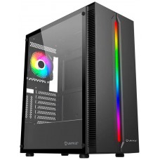 CAJA ATX UNYKA LUMINA 205 BLACK LED ARGB USB"S en Huesoi