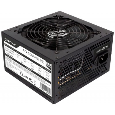 FUENTE ALIMENTACION 750W UNYKA COURAGE II PFC-ACTIVO (Espera 4 dias) en Huesoi