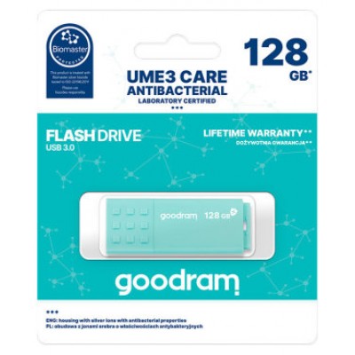 Goodram UME3 CARE 128GB USB 3.0 Antibacterial en Huesoi