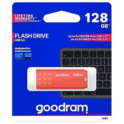 GOODRAM USB 128GB UME3 ORANGE USB 3.0 en Huesoi