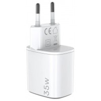 Celly Cargador Gan  1USB 1USBC 35w WH en Huesoi