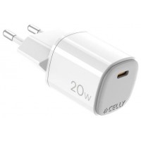 Celly Cargador Gan 1 UsbC 20W WH en Huesoi Celly Cargador Gan 1 UsbC 20W WH en Huesoi