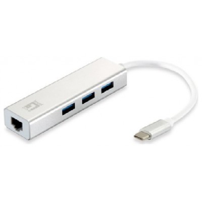 ADAPTADOR USB-C A GIGABIT ETHERNET RJ45 LEVEL ONE en Huesoi