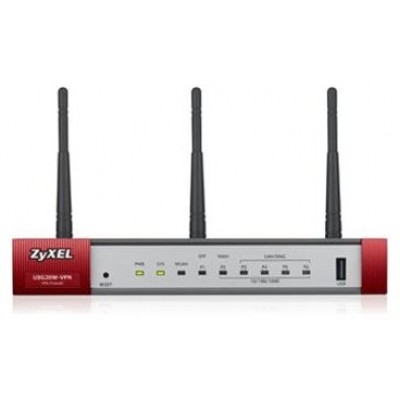 Zyxel USG20W-VPN-EU0101F router inalámbrico Gigabit Ethernet Doble banda (2,4 GHz / 5 GHz) Gris, Rojo (Espera 4 dias) en Huesoi