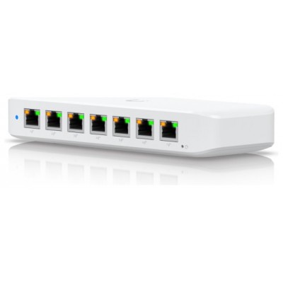 SWITCH UNIFI UBIQUITI USW-ULTRA-210W 8 POR GBE POE+ 210W en Huesoi