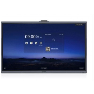 MAXHUB Pantalla interactiva Serie ViewPro de 65", IFP de conferencia todo en uno 500 nits Camara doble de 48MP + 8MP, 8 Conjunto de microfonos 2 altavoces de 1 en Huesoi