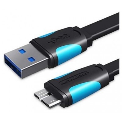 CABLE MICRO USB A USB-A 3.0 M-M 0.50 M NEGRO VENTION (Espera 4 dias) en Huesoi