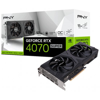 VGA PCI-EX NVIDIA PNY RTX4070 SUPER OC VERTO 12G en Huesoi