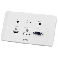 ATEN Transmisor encastrable (EU) HDMI y VGA HDBaseT con embellecedor / POH (4K a 100 m) (HDBaseT Clase A) (Espera 4 dias) en Huesoi