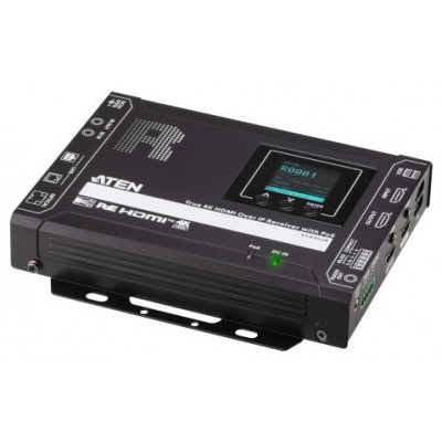 ATEN PREMIUM MODEL (CONSULTAR) TRUE 4K HDMI OVER IP RECEIVER WITH POE, USB PERIPHERAL SUPPORT AND IR / RS-232 / ETHERNET (WEBGUI) CONTROL AND DAISY-CHAINABLE (VE8962R-AT-G) (Espera 4 dias) en Huesoi