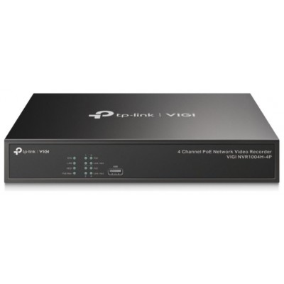 VIGI Grabador IP NVR1004H-4P Rack 01 HDD 04 C PoE en Huesoi