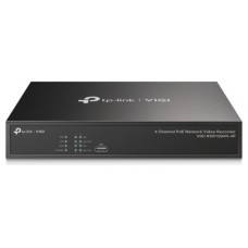 VIGI NVR1104H-4P Grabador IP Sencillo HDD 01 HDD 4 en Huesoi