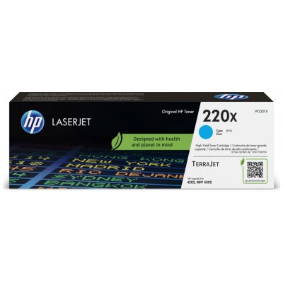 HP Toner laserJet 220X cian alta en Huesoi