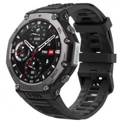 Amazfit T-Rex 3 3,81 cm (1.5") AMOLED Digital 480 x 480 Pixeles Pantalla táctil Negro Wifi GPS (satélite) (Espera 4 dias) en Huesoi