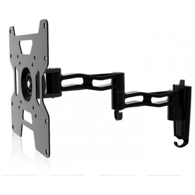SOPORTE PARED-TV 17""-37"" GIRO/INCLINABLE TRIPLE TILT & SWIVEL NEGRO HAEGER (Espera 4 dias) en Huesoi