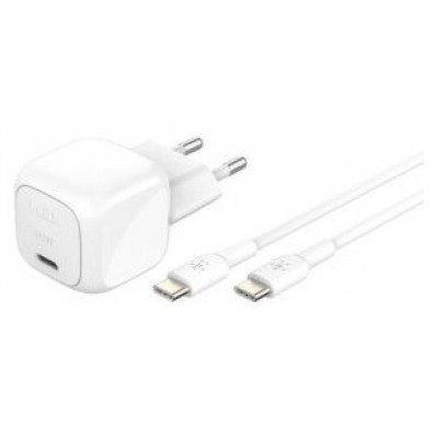 CARGADOR USB BELKIN WCA008KQ1MWH-B6 BOOST CHARGE USB-C en Huesoi CARGADOR USB BELKIN WCA008KQ1MWH-B6 BOOST CHARGE USB-C en Huesoi