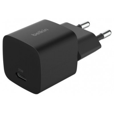 BELKIN 25W USBC PD WALL CHARGER WITH PPS, BLK (Espera 4 dias) en Huesoi