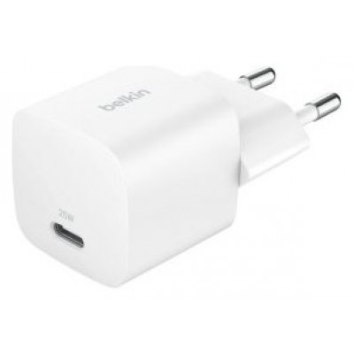 CARGADOR USB BELKIN WCA012KQWH USB-C PD 25W COLOR en Huesoi