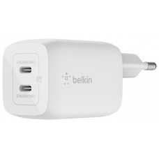 CARGADOR DE PARED BELKIN WCH013VFWH DOBLE USB-C GAN en Huesoi