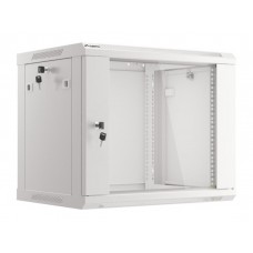 ARMARIO LANBERG MURAL 9U 600X450 RACK 19 FLAT PACK V2 PUERTA CRISTAL GRIS en Huesoi