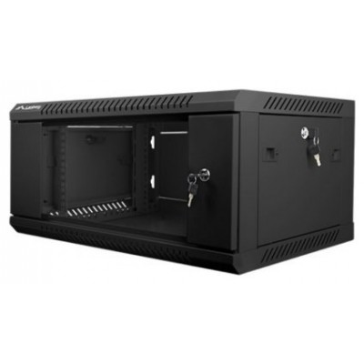 ARMARIO LANBERG MURAL RACK 19" 4U/600X600 FLAT PACK V2 NEGRO en Huesoi