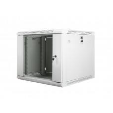 ARMARIO LANBERG MURAL 9U 600X600 RACK 19 FLAT PACK V2 PUERTA CRISTAL GRIS en Huesoi