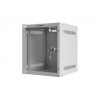 ARMARIO LANBERG MURAL 6U 280X310 RACK 10" FLAT PACK GRIS PUERTA CRISTAL en Huesoi