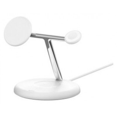 BASE DE CARGA INALAMBRICA 3 EN 1 BELKIN WIZ023VFWH 15W en Huesoi