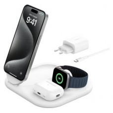 BASE DE CARGA INALAMBRICA 3 EN 1 BELKIN WIZ029VFWH en Huesoi