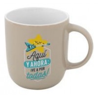 TAZA - AQUÍ Y AHORA: ¡VE A POR TODAS! MR.WONDERFUL WOA11292ES (Espera 4 dias) en Huesoi