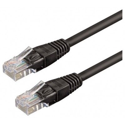 WP WPC-PAT-6U020BL cable de red Negro 2 m Cat6 U/UTP (UTP) (Espera 4 dias) en Huesoi