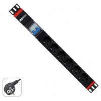REGLETA RACK WP 19" 6 TOMAS ITA/SCHUKO CON INTERRUPTOR MAGNETO-TERMICO en Huesoi