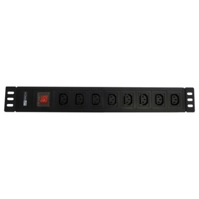 WP Regleta 19" 8 Tomas IEC C13 Schuko en Huesoi