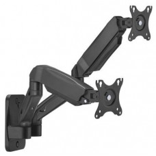 AISENS - SOPORTE DE PARED PRO CONTRAPESO GIRATORIO E INCLINABLE PARA MONITOR/TV 9KG (3 PIVOTES, 2 BRAZOS) DE 17-32, NEGRO en Huesoi