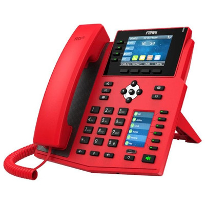 Fanvil X5U Rojo 16 l&iacute;neas SIP 1 pantalla lateral en Huesoi