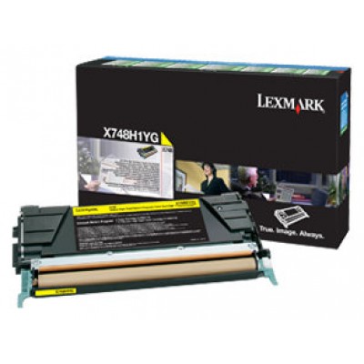 Lexmark X748 Cartucho de toner amarillo Alto Rendimiento Retornable en Huesoi