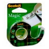 ROLLO CINTA INVISIBLE 19MM X 7,5M MAGICCON DISPENSADOR 8-1975D SCOTH 7100086322 (Espera 4 dias) en Huesoi