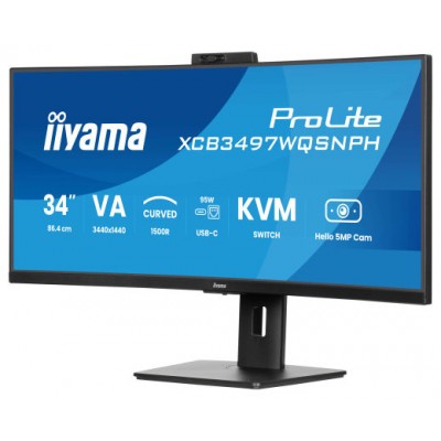 MONITOR IIYAMA VA, 2H 1DP,DOCK, KVM,  95W, 5MP HELLO (Espera 4 dias) en Huesoi
