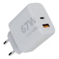 CARGADOR USB DE VIAJE/PARED 67W GAN2 ULTRA WALL TYPE-C/USB 3.0 BLANCO XTORM (Espera 4 dias) en Huesoi