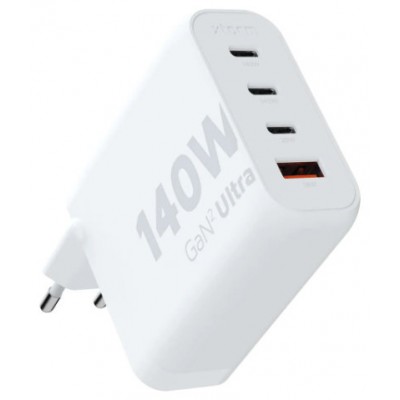 CARGADOR USB DE VIAJE/PARED 140W GAN2 ULTRA WALL 3x TYPE-C/USB 3.0 BLANCO XTORM (Espera 4 dias) en Huesoi