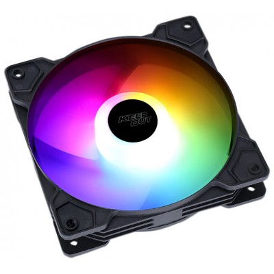 VENTILADOR INTERNO KEEP OUT XFC-120F RGB 120mm 4 PIN en Huesoi